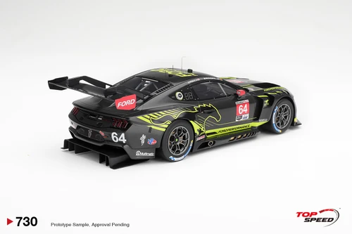 1/18 Top Speed 2025 Ford Mustang GT3 #64 Ford Multimatic Motorsports 2025 IMSA VIR Car Model