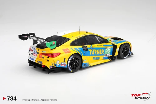 1/18 Top Speed 2026 BMW M4 GT3 EVO #96 Turner Motorsport 2026 IMSA Daytona 24 Hrs Car Model