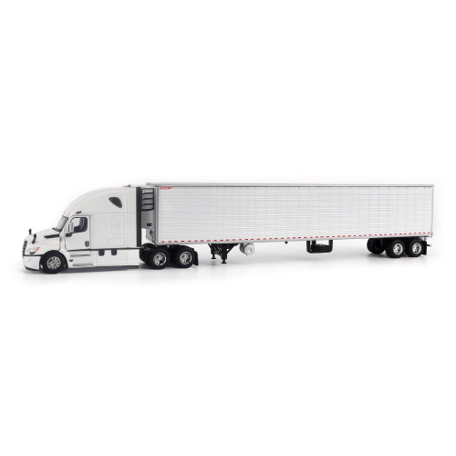 1/64 Diecast Masters 2025 Freightliner Cascadia Gen-5 ('2025) Tractor (Winter White) & Great Dane Champion 53 FT Reefer Trailer Diecast Model