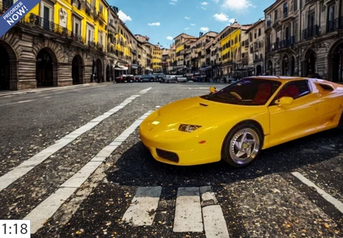 1/18 BBR 1995 Ferrari FX (Modena Yellow) Car Model