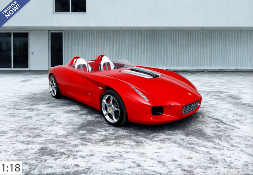 1/18 BBR Ferrari Pininfarina Rossa (Rosso Corsa Red) Car Model