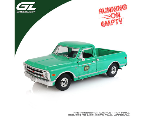 1/24 Greenlight 1968 Chevrolet C10 Holley Speed Shop (Green) Diecast Car Model