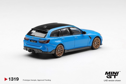 1/64 Mini GT BMW M3 G81 M Performance Touring (Riviera Blue) Diecast Car Model