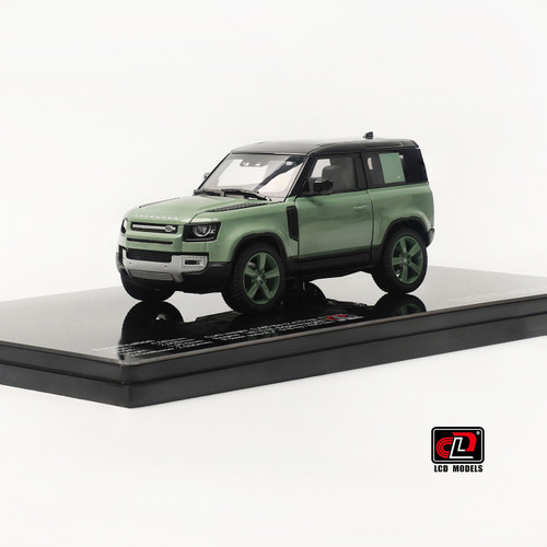 ＊Y＊ 1/43 LCD Land Rover Defender 90 (Matte Black) Diecast Car Model
