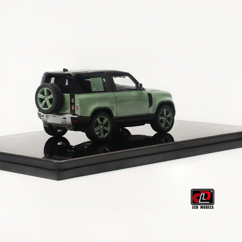1/43 LCD Land Rover Defender 90 (Matte Black) Diecast Car Model