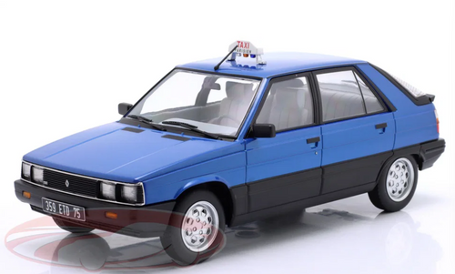 1/18 ModelCarGroup 1985 Renault 11 TXE Taxi (Blue Metallic) Diecast Car Model
