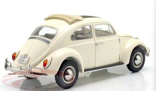 1/18 Schuco 1963 Volkswagen VW Käfer Beetle (White) Full Open Diecast Car Model