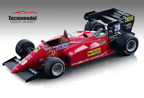 1/12 Tecnomodel Ferrari 126 C4-M2 1984 European GP Driver R. Arnoux  Car # 28 Car Model
