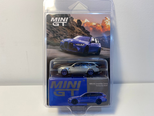 CHASE CAR 1/64 Mini GT BMW M5 Touring (G99) (Chrome Silver with