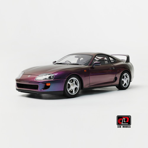 1/18 WHELART Toyota Supra A80 (Midnight Purple) Diecast Car Model