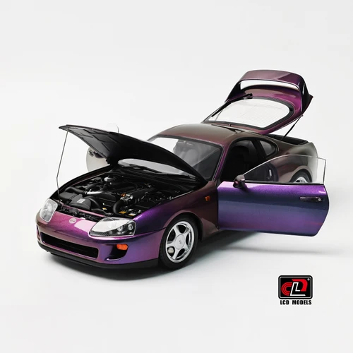 1/18 LCD Toyota Supra A80 (Holographic Purple) Diecast Car Model