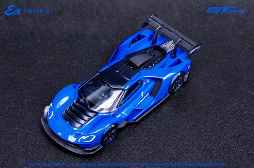 1/64 EA Elowen Art Ford GT Mark IV (Gloss Blue) Diecast Car Model