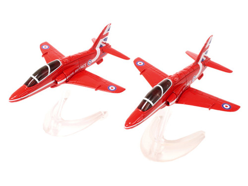 Royal Air Force "Red Arrows" Synchro Pair Set of 2 Planes Diecast Models by Corgi