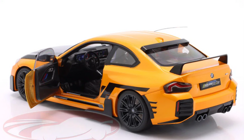 1/18 Solido 2024 BMW M2 (G87) Performance Parts (Metallic Orange) Diecast Car Model