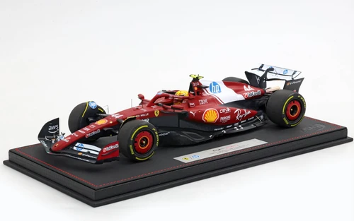 1/18 BBR 2025 Formula 1 China GP Ferrari SF25 #44 Lewis Hamilton Victory Special Box Set Car Model Limited 144 Pieces