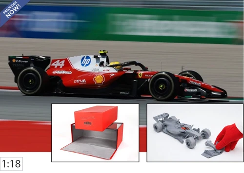 1/18 BBR 2026 Formula 1 Barcelona Catalunya GP Ferrari SF26 Winner #44 Lewis Hamilton Diecast Car Model Luxury Package