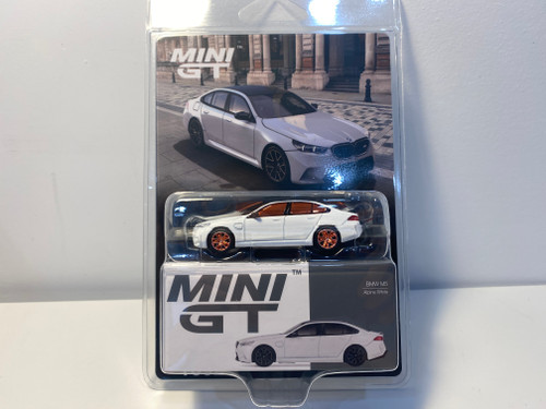 CHASE CAR 1/64 Mini GT BMW M5 (G90) (Alpine White) Car Model