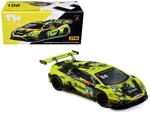 1/64 Trends Hobby 2023 Lamborghini Huracan GT3 EVO DTM 2023 #94 Diecast Car Model