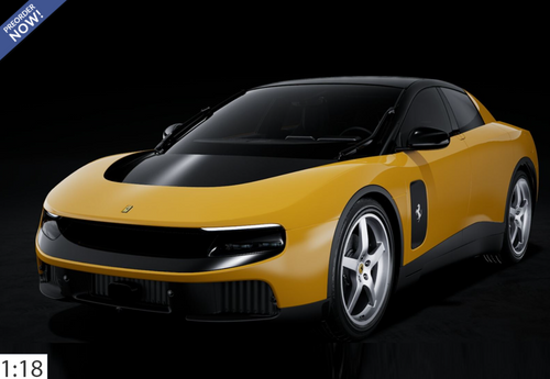 1/18 BBR Ferrari Luce Panoramic Roof (Modena Yellow) Car Model