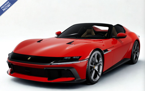 1/18 BBR Ferrari 12Cilindri Spider (Fire Red) Car Model Limited 18 Pieces
