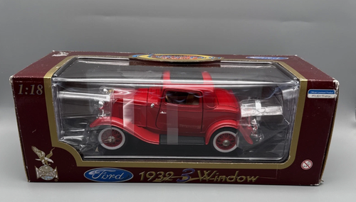 1/18 Road Signature 1932 Ford 3 Window Coupe (Red) Diecast Car Model