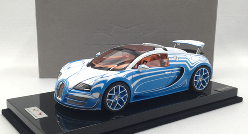1/18 HH Model Bugatti Veyron Grand Sport (Blue) Resin Car Model