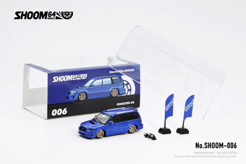 1/64 Shoom64 Subaru Forester (Blue) Diecast Car Model