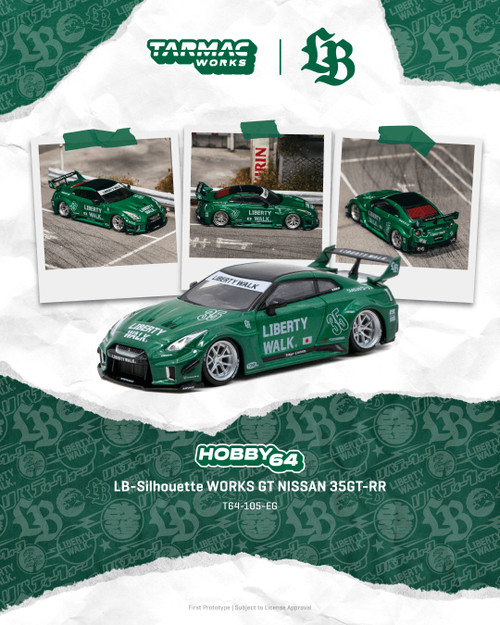 1/64 Tarmac Works Nissan Skyline GT-R R35 LB-Silhouette Works GT
