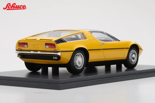 1/18 Schuco 1973 Maserati Bora (Yellow) Car Model