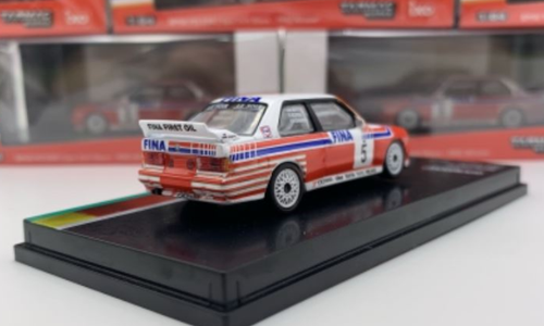 1/64 TW Tarmac Works 1992 BMW M3 E30 Spa 24 hrs Champion Diecast Car Model 