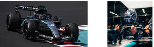 1/18 Spark 2026 Formula 1 Japanese GP Mercedes-Petronas F1 Team W17 4th Place #63 George Russell Car Model with Driver Figure