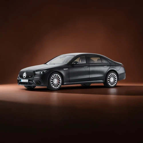 1/18 NZG 2026 Mercedes-AMG S 63 E Performance (Night Black Magno Matte) Diecast Car Model