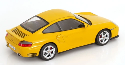 1/18 KK-Scale 2000 Porsche 911 (996) Turbo (Yellow) Car Model