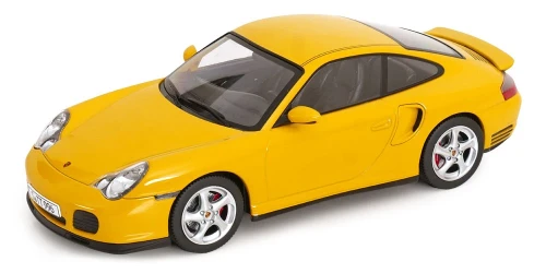 1/18 KK-Scale 2000 Porsche 911 (996) Turbo (Yellow) Car Model
