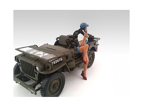 Lady Mechanic Jessie Figure for 1/18 Scale Models by American Diorama