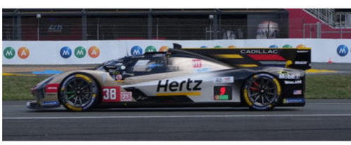 1/43 Spark Cadillac V-Series.R No.38 CADILLAC HERTZ TEAM JOTA Le Mans 24H 2026 S. Bourdais – E. Bamber – J. Aitken Car Model