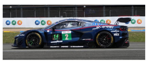 1/43 Spark Corvette Z06 LMGT3.R No.2 TF SPORT Le Mans 24H 2026 P. J. Ibrahim - L. Hanafin - B. Green Car Model