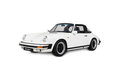 1/8 GT Spirit 1984 Porsche 911 3.2 Targa (Grand Prix White) Car Model