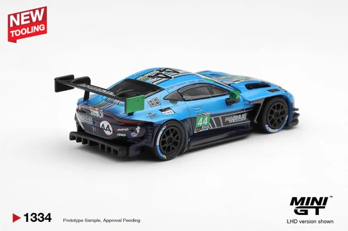 1/64 Mini GT 2025 Aston Martin Vantage GT3 Evo #44 Magnus Racing 2025 IMSA Daytona 24 Hrs Diecast Car Model