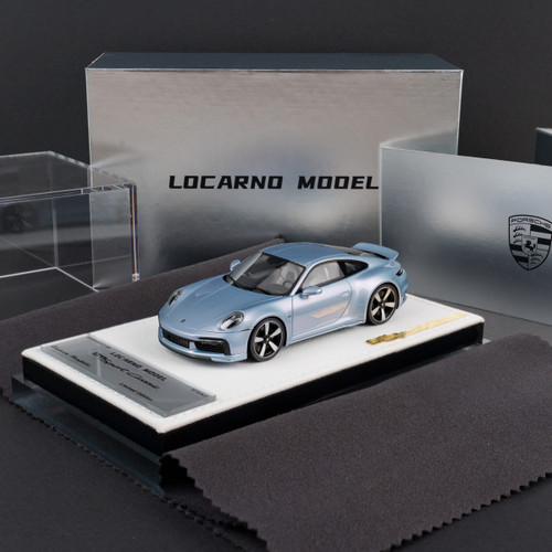 1/43 Locarno Model Porsche 911 992 Sport Classic PTS (Skycyan Blue) Car Model Limited 26 Pieces