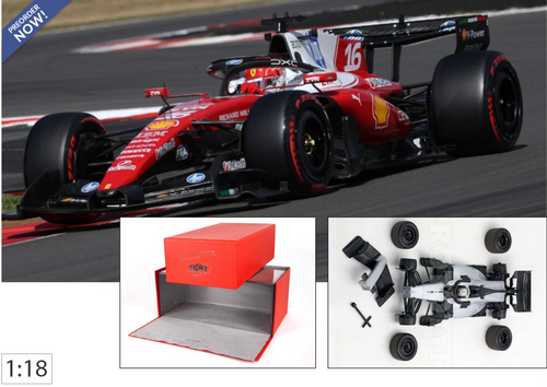 1/18 BBR 2026 Formula 1 British GP Ferrari SF26 Winner #16 Charles Leclerc Car Model Luxury Package