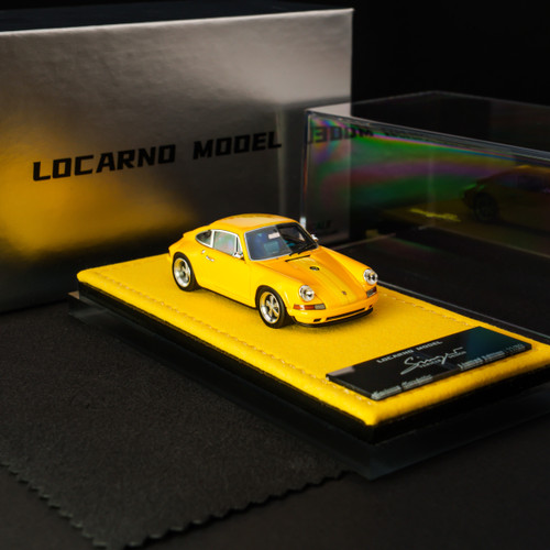 1/64 Locarno Model Porsche 911 Singer PTS Racing Green Metallic