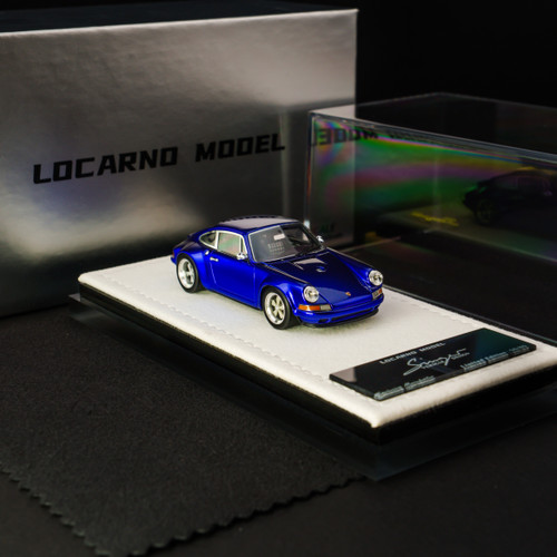 洋楽 911 1/64 Locarno Model Porsche 911 Singer PTS Orange Metallic Car