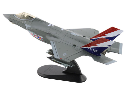 Lockheed Martin F-35A Lightning II Aircraft "22-5696 1000th Lightning II 176th FS Wisconsin ANG" (2004) United States Air Force "Air Power Series" 1/72 Diecast Model by Hobby Master