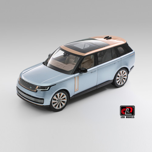 のん 1/18 LCD 2022 Land Rover Range Rover SV (Blue) Diecast Car Model