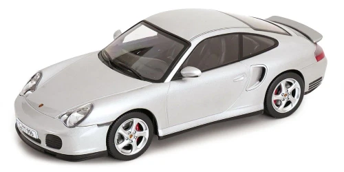1/18 KK-Scale 2000 Porsche 911 (996) Turbo (Silver) Car Model