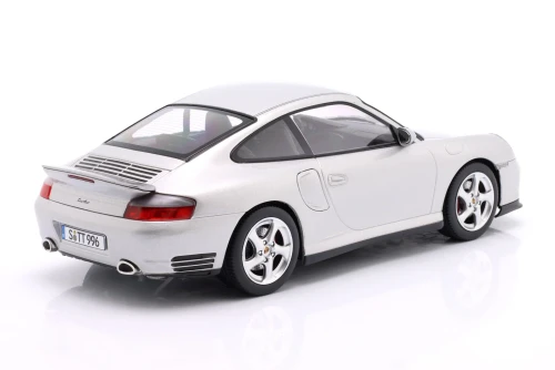 1/18 KK-Scale 2000 Porsche 911 (996) Turbo (Silver) Car Model