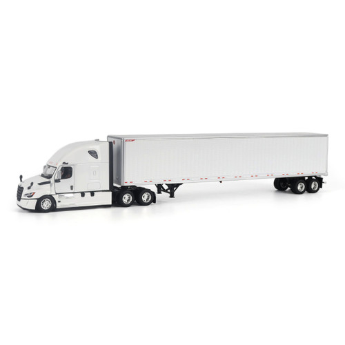 1/50 Diecast Masters Freightliner Cascadia Gen-5 (2025) with with Great Dane Champion 53ft Dry Cargo Trailer (White) Diecast Model