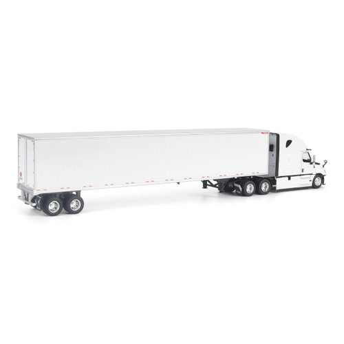 1/50 Diecast Masters Freightliner Cascadia Gen-5 (2025) with with Great Dane Champion 53ft Dry Cargo Trailer (White) Diecast Model