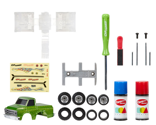 1/64 CarTuned Custom Shop Castworks Series 4 Assortment 1969 Pontiac GTO & 1967 Chevrolet C10 Pickup